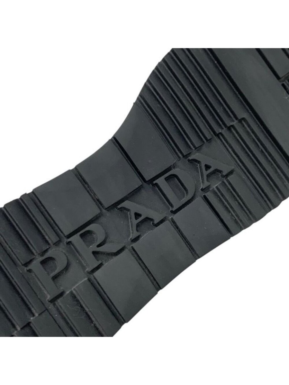 Prada Loafers Leather Shoes Black Triangle Logo - Picture 8 of 9